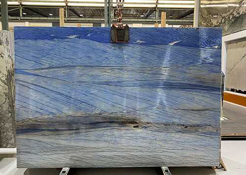 Natural Brazlian Luxury Slab Azul Macaubas