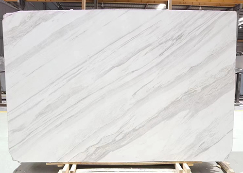 Greece Volakas White Marble Booked Matched - Polished Slab