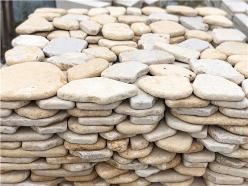 Light Yellow Tumble Pebble Stone - River Stone